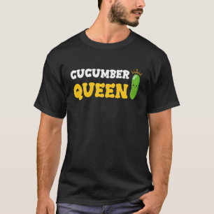 Gurken Königin Obst Gemüse Muttertaggarten T-Shirt