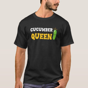 Gurken Königin Obst Gemüse Muttertaggarten T-Shirt