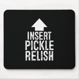 Gurken-Relish-Halloween-Pfeil auf M zeigen Mousepad