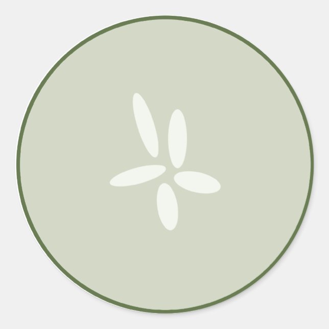 Gurkenaufkleber Runder Aufkleber (Vorderseite)