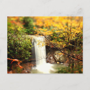 Gurkenfälle Herbstfarben Postkarte