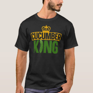Gurkenkönig eingelegtes Gemüse Liebhaber Veganer L T-Shirt