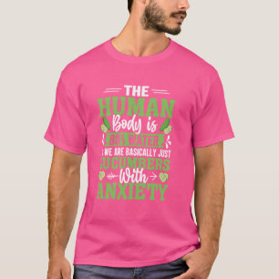 Gurkenkörper aus Pickle mit Ängstlichkeit Funny Ge T-Shirt