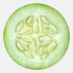 Gurkenmakro Runder Aufkleber