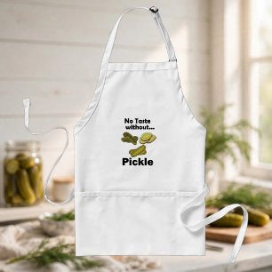 Gurkenpickles haben ohne Pickle-Chef keinen Geschm Schürze