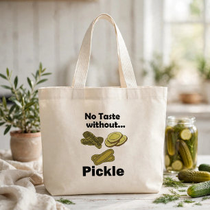 Gurkenpickles ohne Pickles kein Geschmack Jumbo Stoffbeutel
