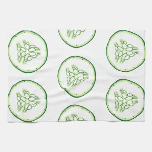 Gurkenschnitt Geschirrtuch