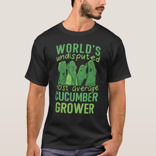 Gurkenzüchter Gartenoutfit Gemüsegarten T-Shirt (Vorderseite)