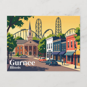 Gurnee USA Postkarte