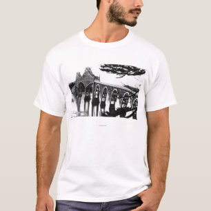 Gurren-Bucht-Brücke PhotographNorth Biegung ODER T-Shirt