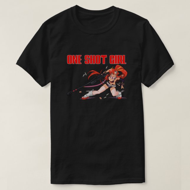 Gurren Lagann Yoko - Ein erschossenes Mädchen T-Shirt (Design vorne)
