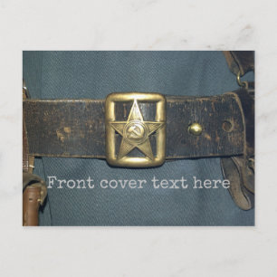 GURT des OFFICER der roten Armee der RSF Postkarte