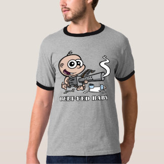 Gurt-gefütterter Babywecker t T-Shirt