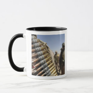 Gurte der Munition mit 50 Kalibern Tasse