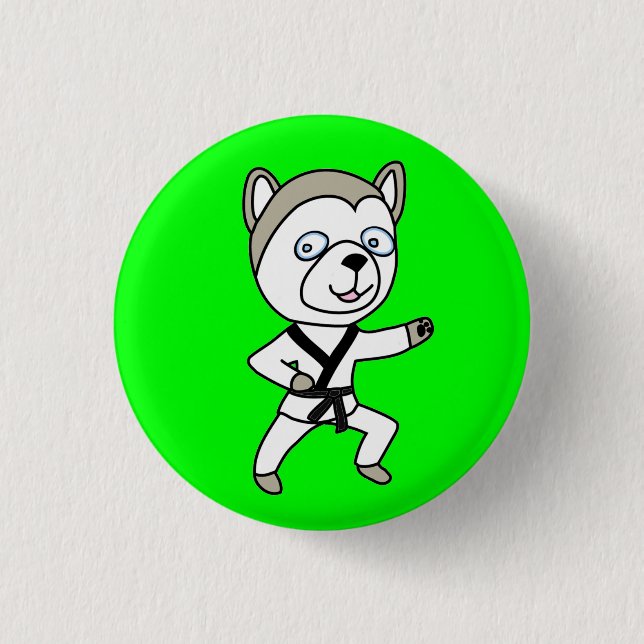 Gürtel-heiserer Hundeknopf Button (Vorderseite)