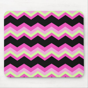 Gürtelmuster Zickzag Fuchsia Zickzack Mousepad