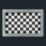 Gürtelschnalle<br><div class="desc">Dieser Gürtelschnalle ähnelt einer karierten Rennflagge. Das Design stammt aus der Originalkunst.</div>