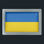 Gürtelschnalle mit der Flagge der Ukraine<br><div class="desc">Elegante Gürtelschnalle mit Flagge der Ukraine. Dieses Produkt ist anpassbar.</div>
