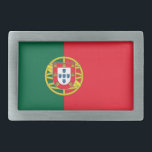 Gürtelschnalle mit der Flagge Portugals<br><div class="desc">Eleganter Gürtelschnalle mit Flagge von Portugal. Dieses Produkt ist anpassbar.</div>