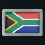 Gürtelschnalle mit der Flagge Südafrikas<br><div class="desc">Mit diesem markanten Gürtelschnalle mit der Flagge Südafrikas steigern Sie Ihren Stil! Mit dieser auffälligen Gurtschnalle, die mit den typischen Farben und Symbolen der südafrikanischen Fahne geschmückt ist, können Sie Südafrikas reichhaltiges Erbe und seine lebendige Kultur bewundern. Dieser Schnalle wurde mit viel Liebe zum Detail entworfen und ist ein kühnes...</div>