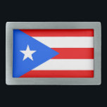 Gürtelschnalle mit Fahne Puerto Rico Staat<br><div class="desc">Elegante Gürtelschnalle mit Fahne von Puerto Rico. USA. Dieses Produkt ist anpassbar.</div>