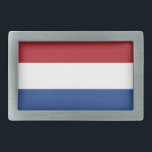 Gürtelschnalle mit Flagge der Niederlande<br><div class="desc">Elegante Gürtelschnalle mit Flag der Niederlande. Dieses Produkt ist anpassbar.</div>