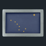 Gürtelschnalle mit Flagge des Alaska-Staat<br><div class="desc">Zeigen Sie Ihren Alaskan Stolz mit unserem exklusiven Gürtelschnalle mit der Flagge von Alaska! Dieser Gürtelschnalle, der mit viel Liebe zum Detail gestaltet wurde, ist mehr als nur ein Accessoire; er ist eine Feier des Alaskan-Erbes und des kulturellen Stolzes. Das Design zeigt das ikonische Big Dipper- und North Star-Emblem auf...</div>