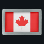 Gürtelschnalle mit Flagge Kanadas<br><div class="desc">Elegante Gürtelschnalle mit Flagge Kanadas. Dieses Produkt ist anpassbar.</div>