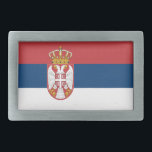 Gürtelschnalle mit Flagge Serbiens<br><div class="desc">Fügen Sie Ihrer Accessoires-Kollektion eine Touch serbischen Stolzes mit unserem exklusiven Gürtelschnalle mit der Flagge Serbiens hinzu! Dieser Gürtelschnalle ist nicht nur ein praktisches Accessoire, sondern auch ein Ausdruck kulturellen Stolzes. Das kühne Design zeigt die ikonische serbische Flagge, was es zu einer sinnvollen und stilvollen Art macht, Ihre Bewunderung für...</div>