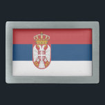 Gürtelschnalle mit Flagge Serbiens<br><div class="desc">Fügen Sie Ihrer Accessoires-Kollektion eine Touch serbischen Stolzes mit unserem exklusiven Gürtelschnalle mit der Flagge Serbiens hinzu! Dieser Gürtelschnalle ist nicht nur ein praktisches Accessoire, sondern auch ein Ausdruck kulturellen Stolzes. Das kühne Design zeigt die ikonische serbische Flagge, was es zu einer sinnvollen und stilvollen Art macht, Ihre Bewunderung für...</div>