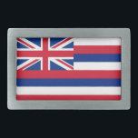 Gürtelschnalle mit Flagge von Hawaii-Staat<br><div class="desc">Elegante Gürtelschnalle mit Flagge von Hawaii. USA. Dieses Produkt sein kundengerechtes.</div>