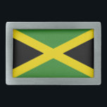 Gürtelschnalle mit Flagge von Jamaika<br><div class="desc">Elegante Gürtelschnalle mit Flagge von Jamaika. Dieses Produkt ist anpassbar.</div>