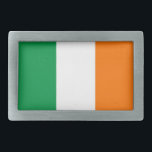 Gürtelschnalle mit irischer Flagge<br><div class="desc">Eleganter Gürtelschnalle mit irischer Flagge. Dieses Produkt ist anpassbar.</div>