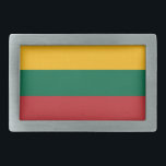 Gürtelschnalle mit litauischer Flagge<br><div class="desc">Fügen Sie Ihrem Kleiderschrank mit dieser exklusiven Gurtschnalle, die die Flagge Litauens zeigt, eine kühne Aussage des litauischen Stolzes hinzu! Dieser Gürtelschnalle ist präzise und zeigt stolz die lebendigen Farben der litauischen Nationalflagge: Gelb, Grün und Rot. Das dynamische Design macht dieses Accessoire nicht nur zu einem funktionalen Element, sondern auch...</div>