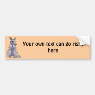 Gürteltier-Autoaufkleber Autoaufkleber