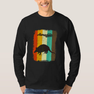 Gürteltier Retro 70er Jahre Vintage Tier T-Shirt
