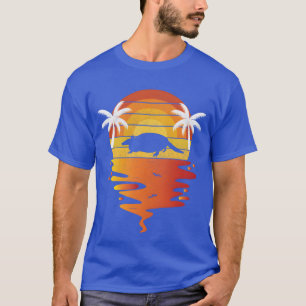 Gürteltier-Shirt 70er Jahre Vintage Retro Sonnenun T-Shirt
