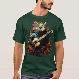Gürteltier spielt Gitarre T-Shirt