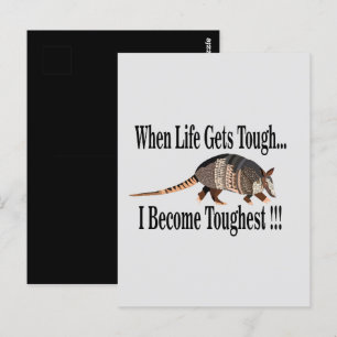 Gürteltier Tier Inspirierend Postkarte