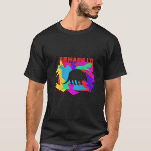 Gürteltier Tier Mosaik Puzzle T-Shirt