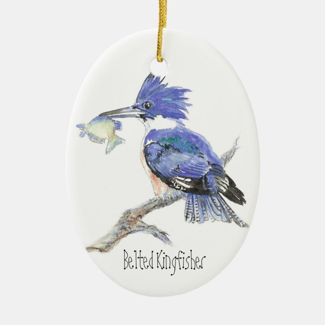 Gürteltier - Vogel, Natur Keramik Ornament (Vorne)