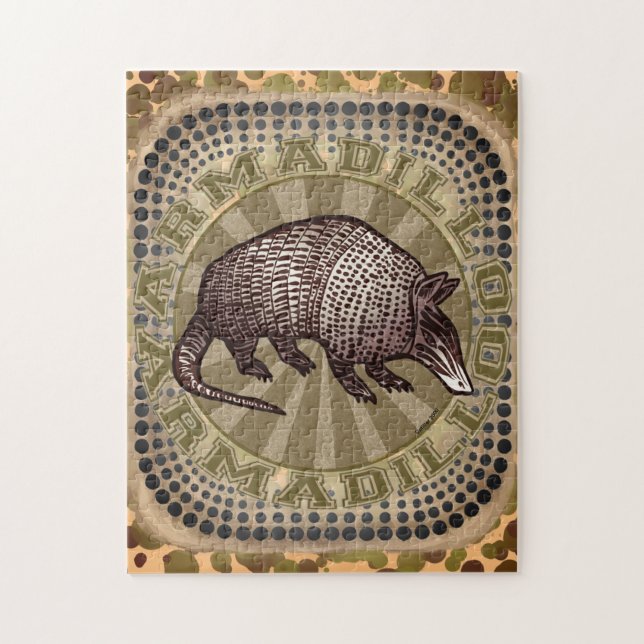 Gürteltiere   Puzzle (Vertikal)