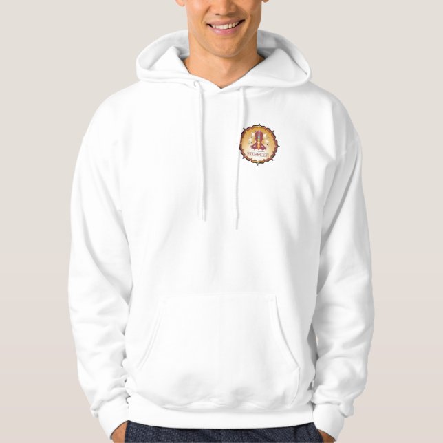 Guru in der Haube Hoodie (Vorderseite)