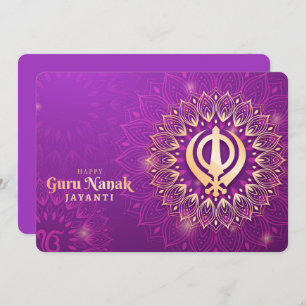 Guru Nanak Feiertagskarte
