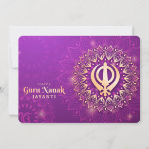 Guru Nanak Feiertagskarte