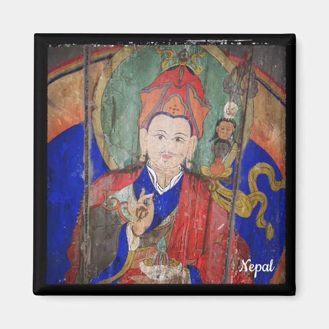 Guru Rinpoche, Nepal - Pangboche Gompa Magnet (Vorne)