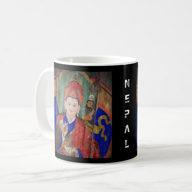 Guru Rinpoche, Padmasambhava Buddha - Himalaja Kaffeetasse (Vorderseite Links)