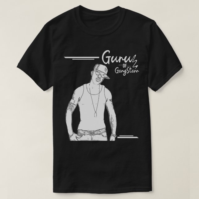 Guru von Gang Starr T-Shirt (Design vorne)