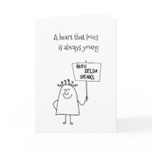 Guru Zelda spricht Spaß machen Jubiläum individual