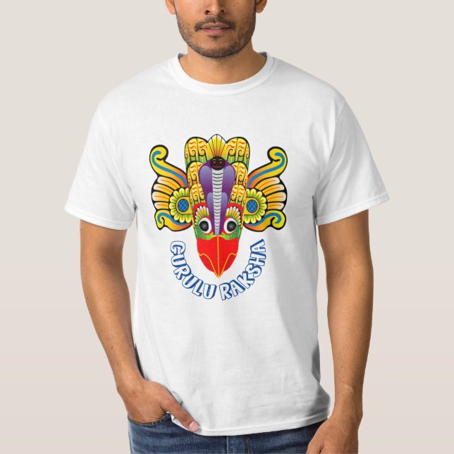Gurulu Raksha Sri Lanka Demon Design T - Shirt (Vorderseite)